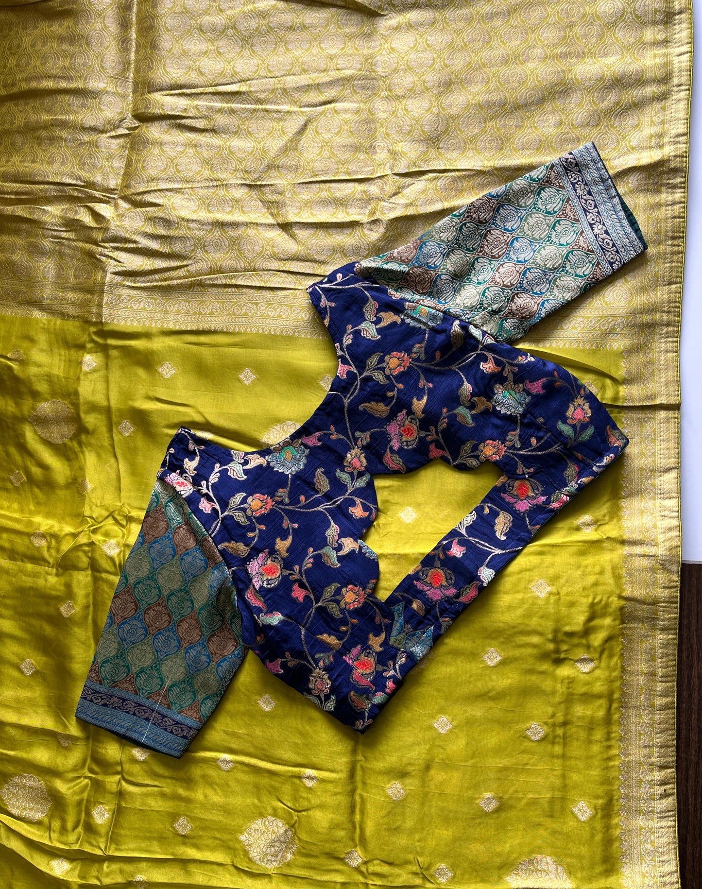 Banarasi Pattu luxe saree with stitched Blouse