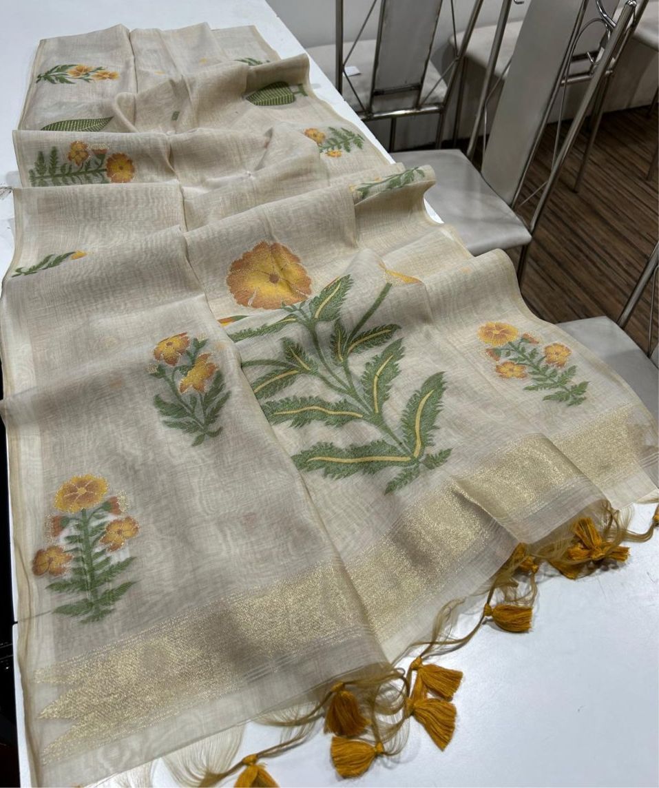 Jamdani Muga Cotton Sraees Classic