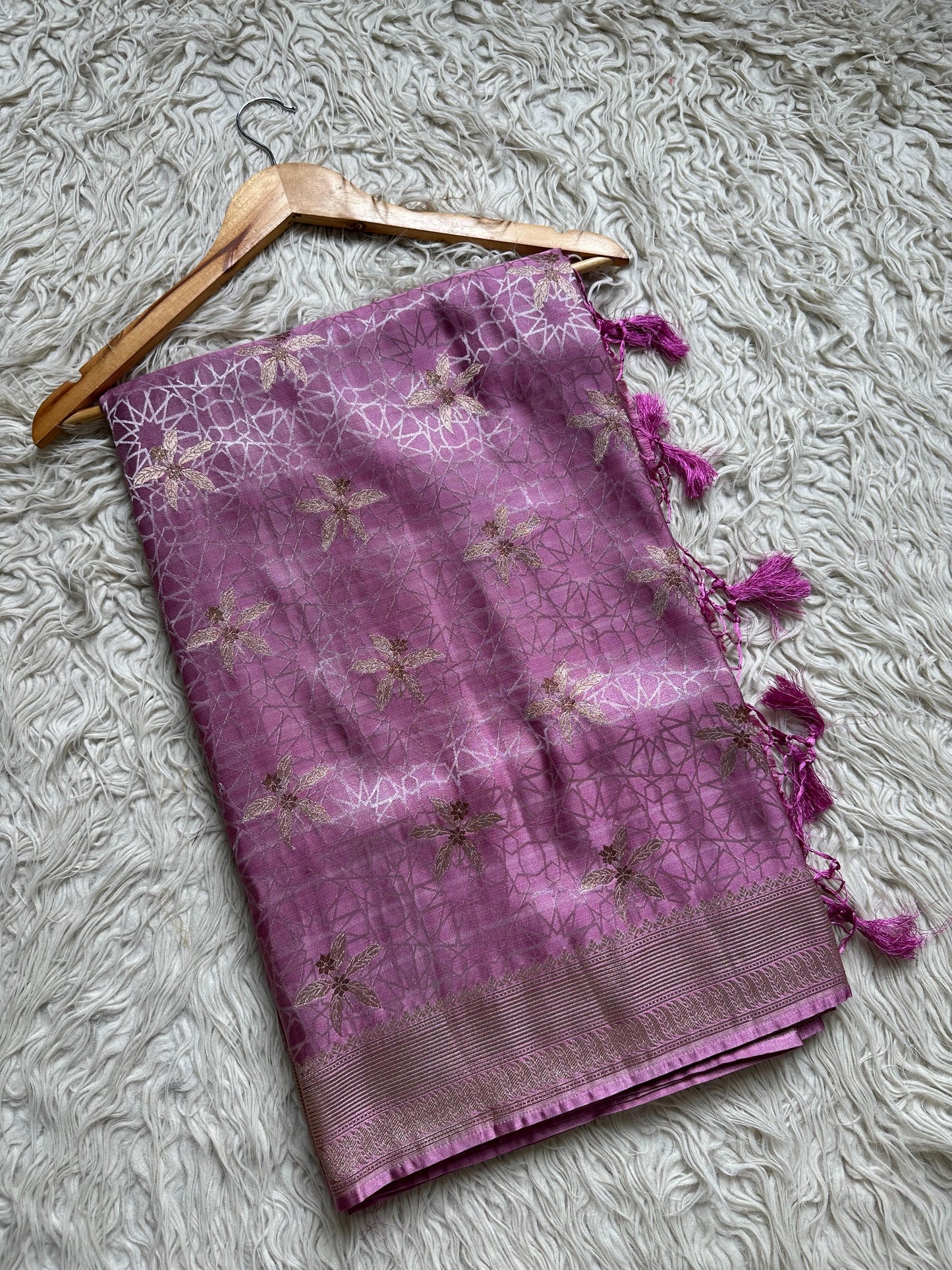 Banarasi mashru silk saree Luxe