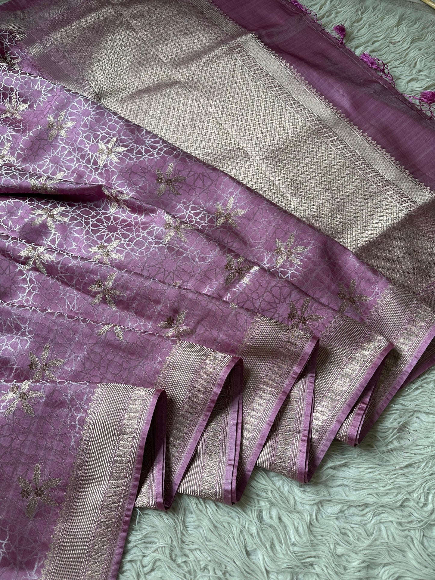 Banarasi mashru silk saree Luxe