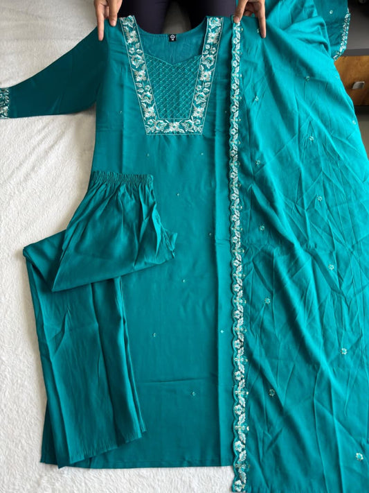 Office wear Roman Silk Kurti sets 🔆