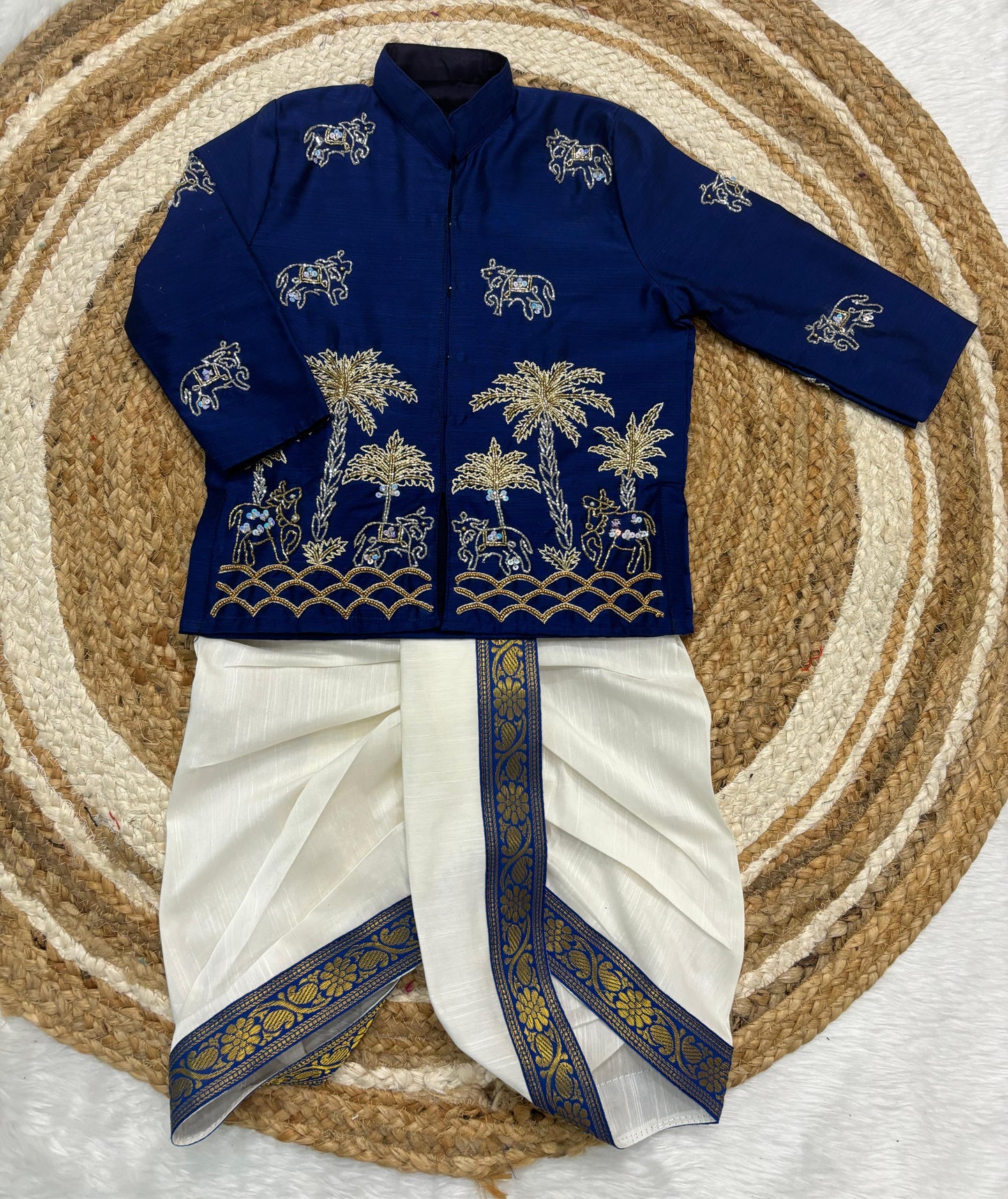 Kid kurta sets for all festivals pure maggam ones