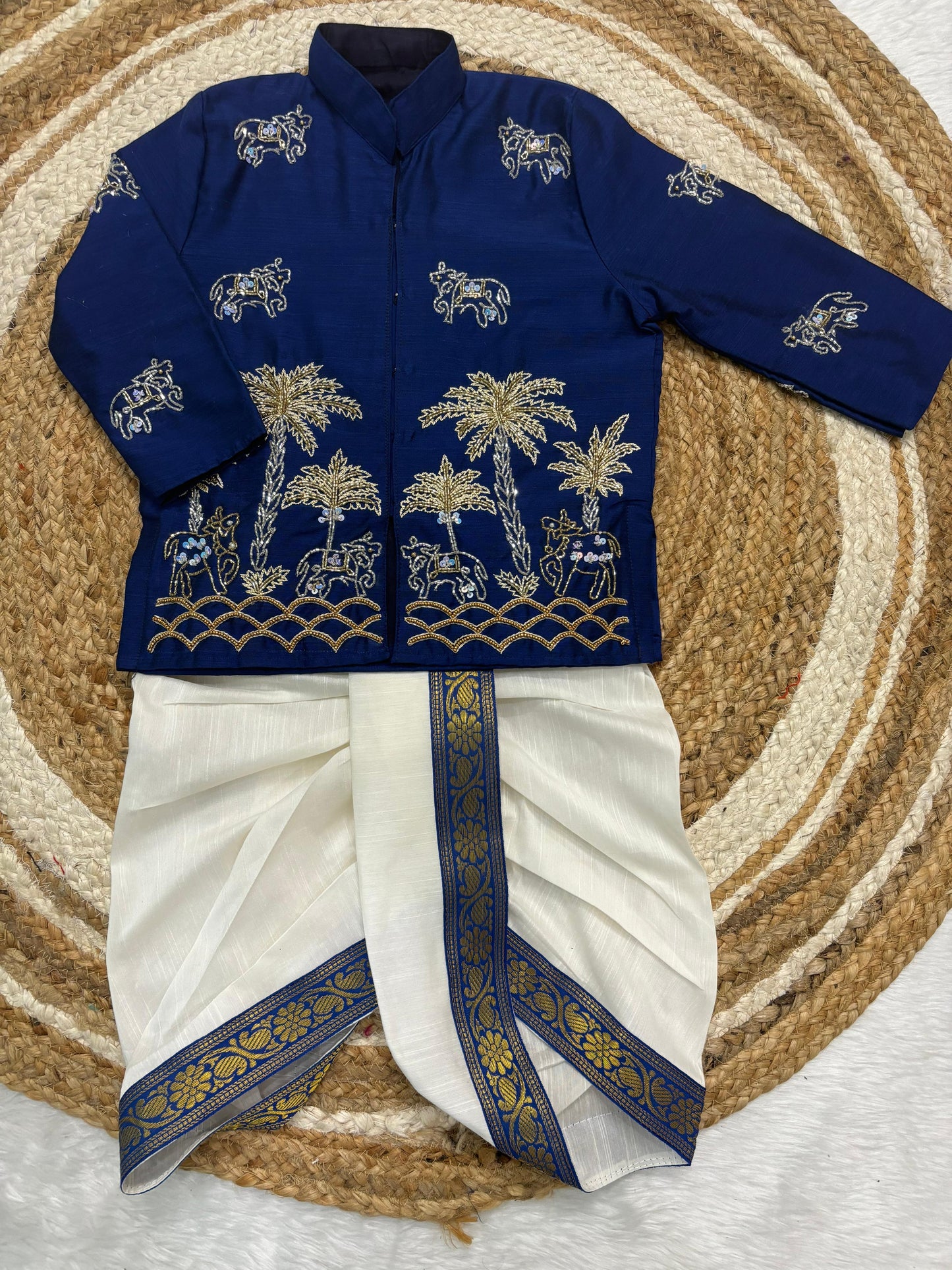 Kid kurta sets for all festivals pure maggam ones