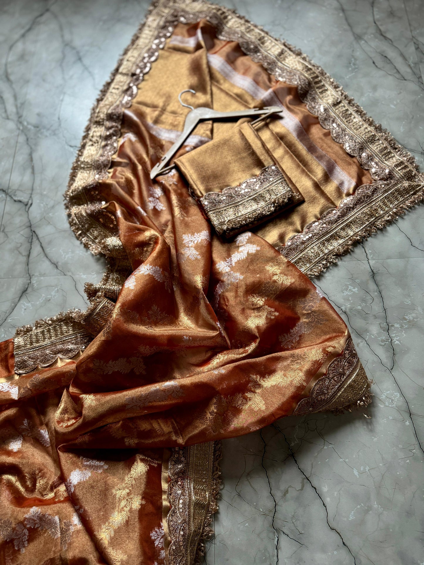 Banarasi Tissue lace luxe saree