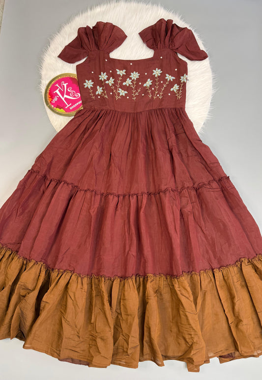 Café mull cotton designer gowns