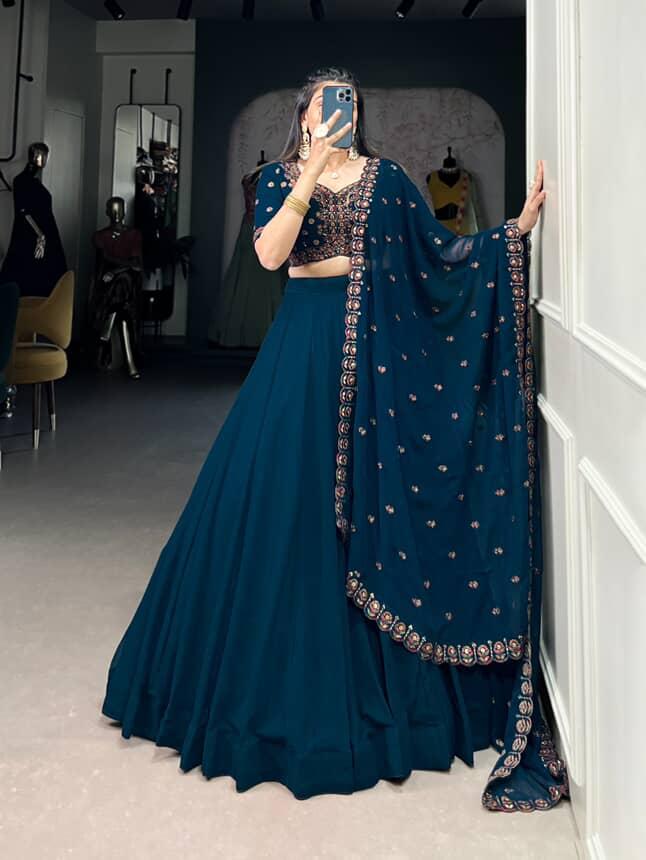 Georgette Glam Party Lehenga
