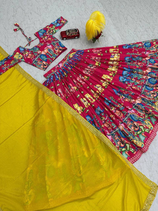 Launching Kalamkari Lehenga Choli 👗