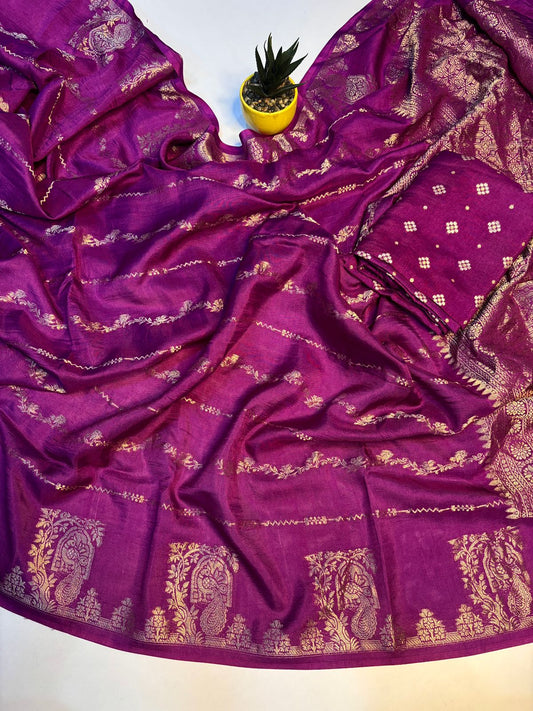 Khadi budget Russian butti sarees