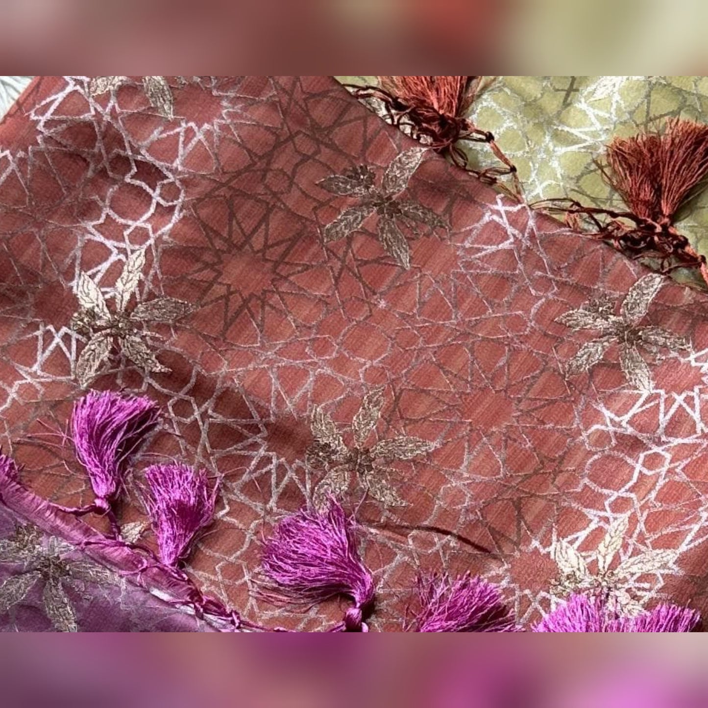 Banarasi mashru silk saree Luxe