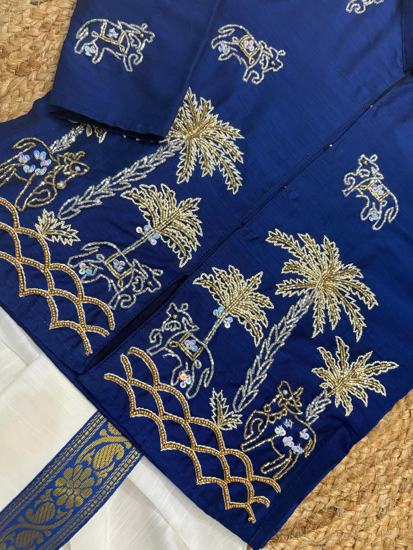 Kid kurta sets for all festivals pure maggam ones