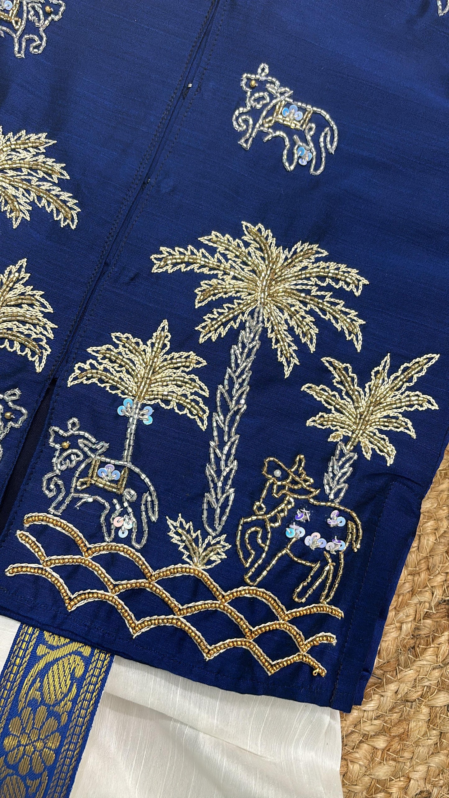 Kid kurta sets for all festivals pure maggam ones