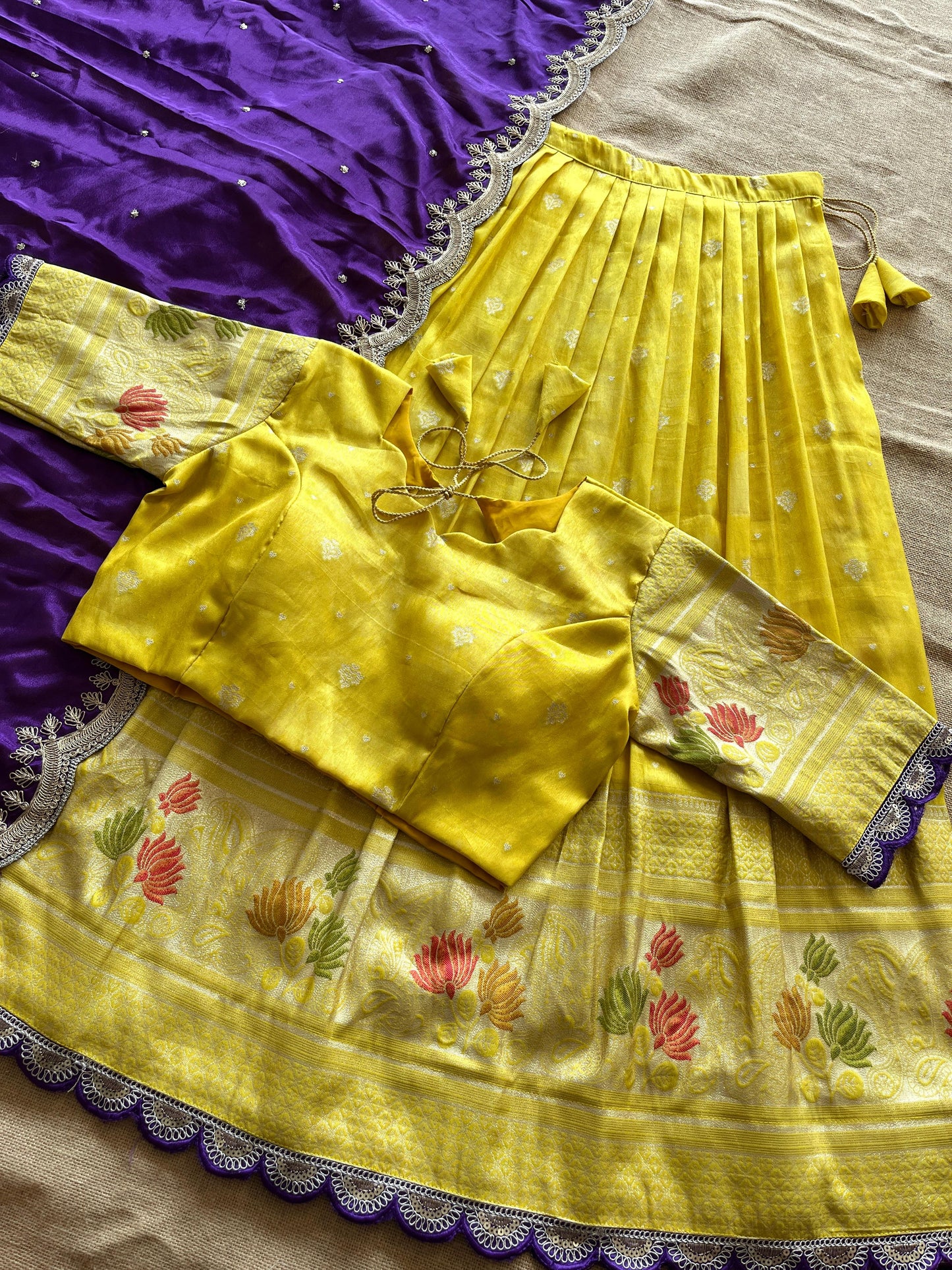 Lehenga Viscose tissue silk stiched Lehenga