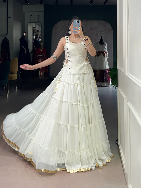 Marbel Navarathri dancing Lehenga