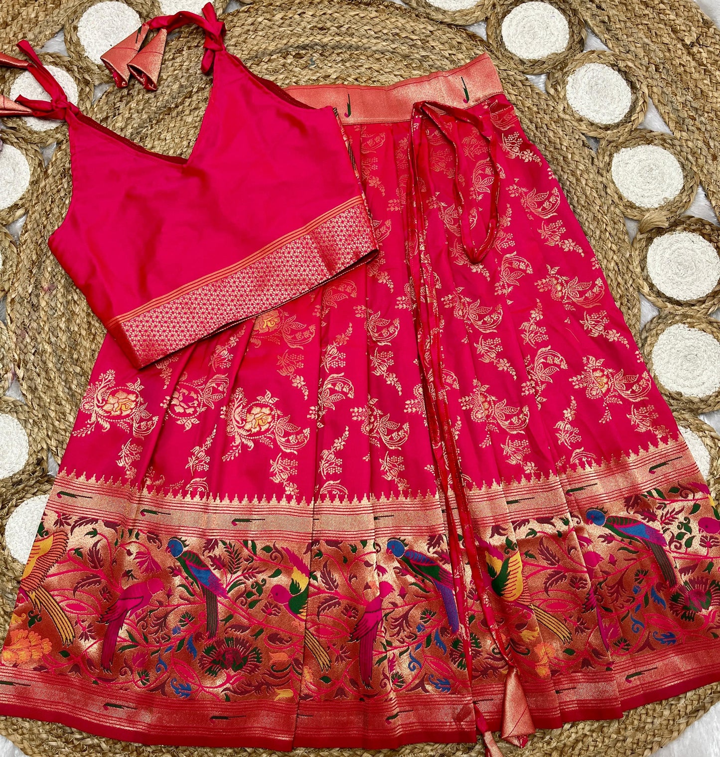Kids paithani Lehenga sets