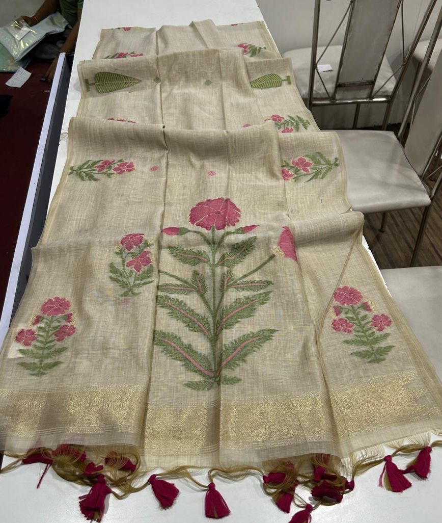 Jamdani Muga Cotton Sraees Classic