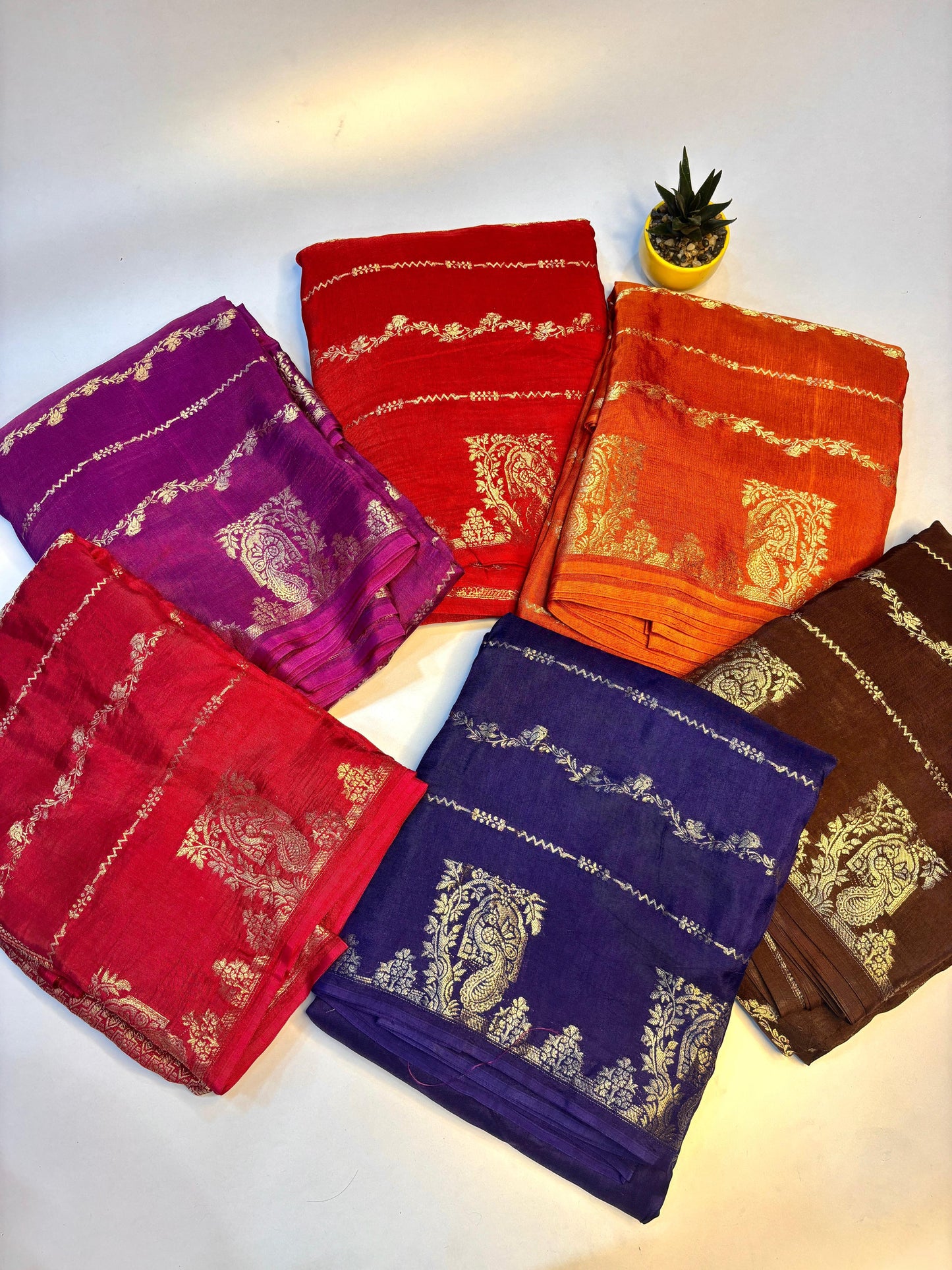 Viscose Dola Peacock Fancy Budget saree