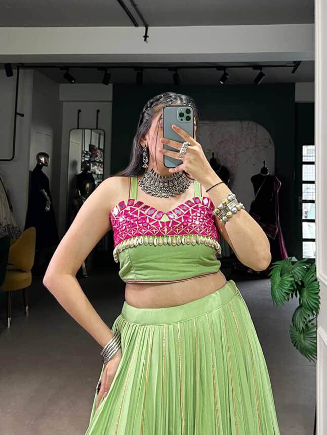 Dancing special pure rayon Lehenga