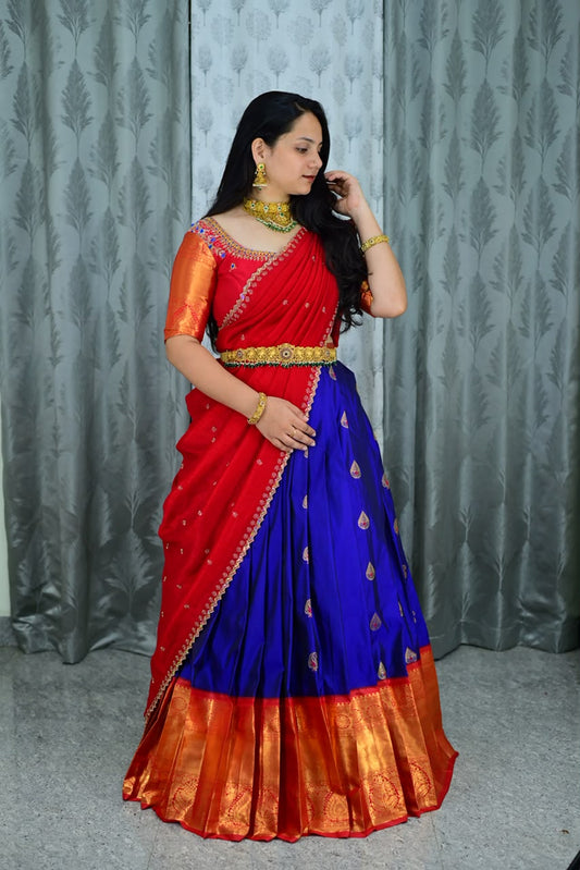 ROYAL SEMI GADWAL COLLECTION MAGGAM SETS