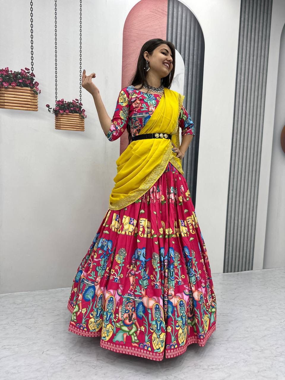 Launching Kalamkari Lehenga Choli 👗