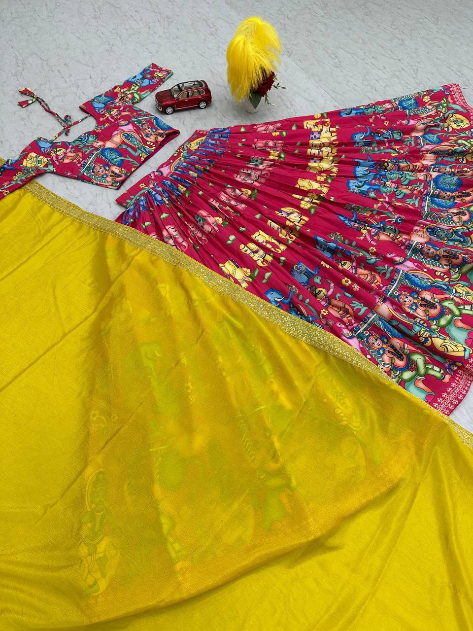 Launching Kalamkari Lehenga Choli 👗