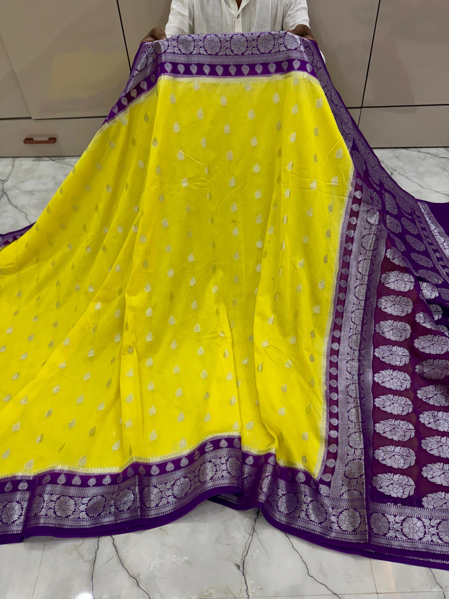Banarasi Semi Georgette budget sarees