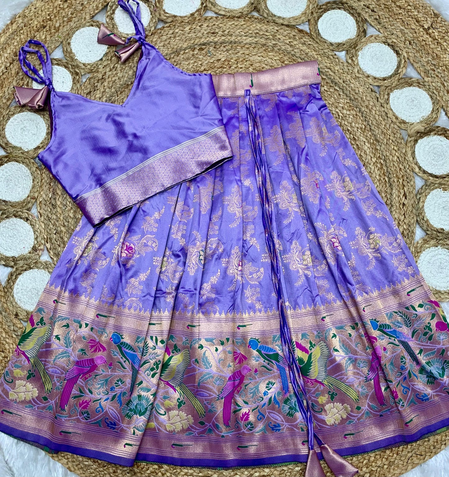 Kids paithani Lehenga sets