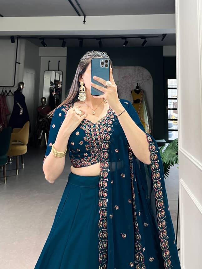 Georgette Glam Party Lehenga