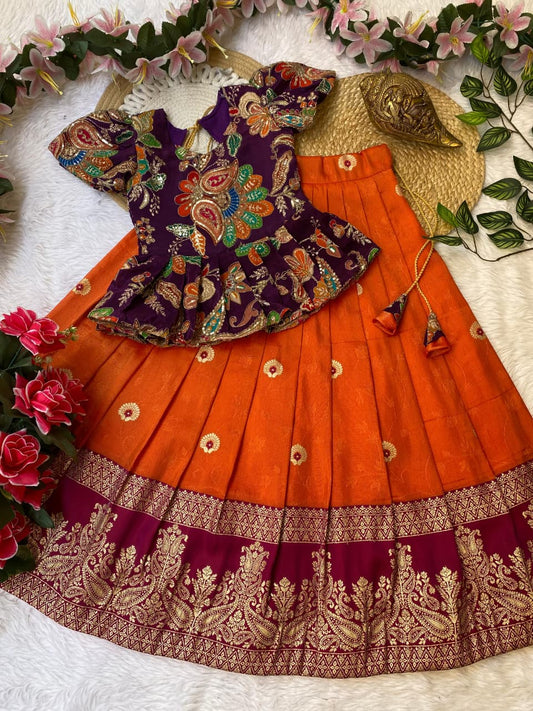 Kids Self Viscose kids cute sets