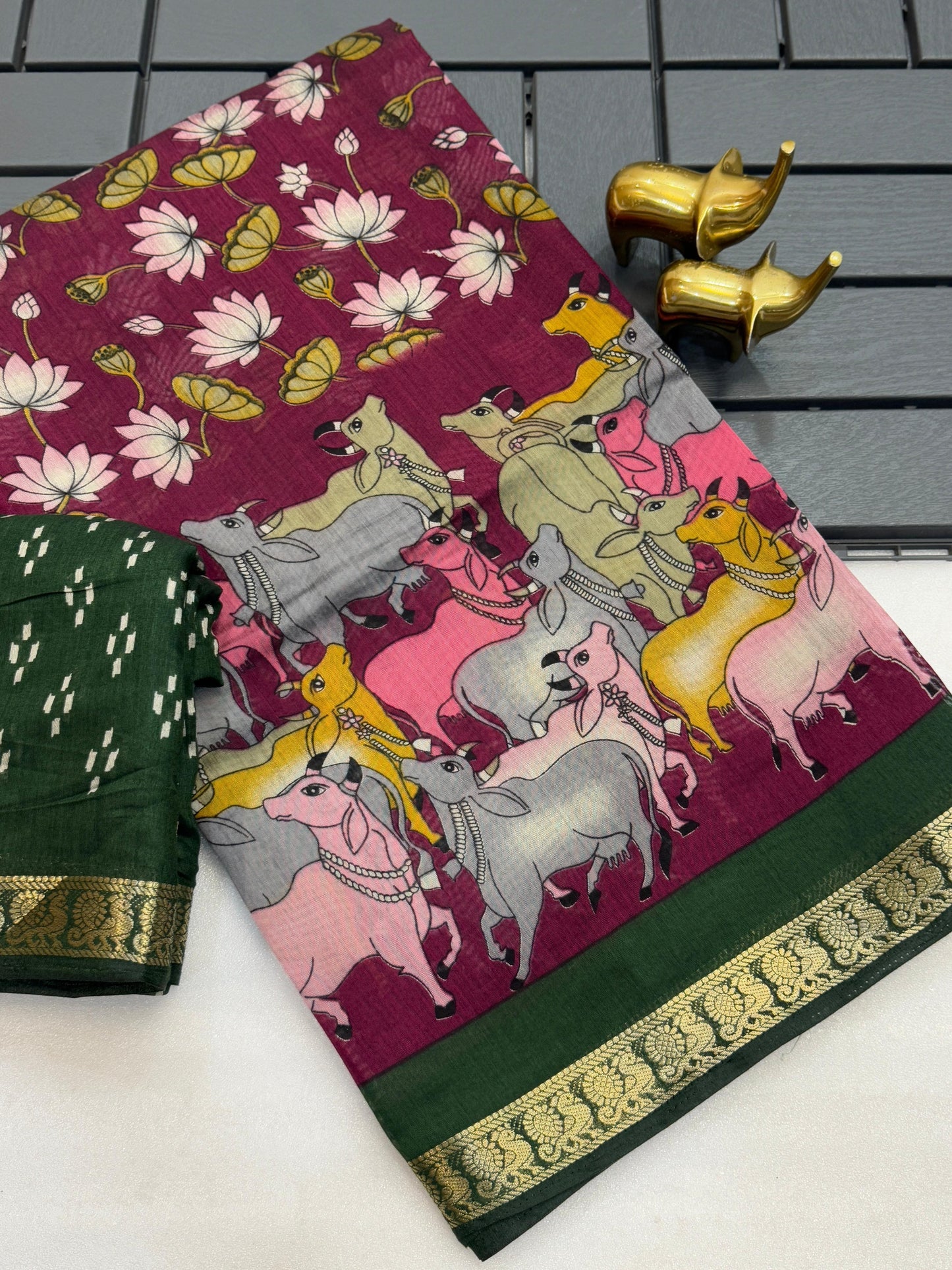 Mangalagiri silk Kalamkari saree budget