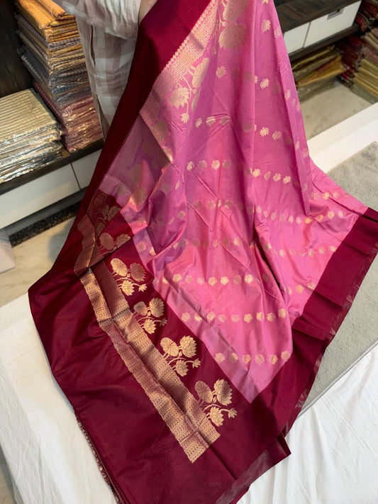 Banarasi Vintage Dupion Soft silk saree