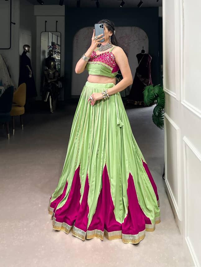 Dancing special pure rayon Lehenga
