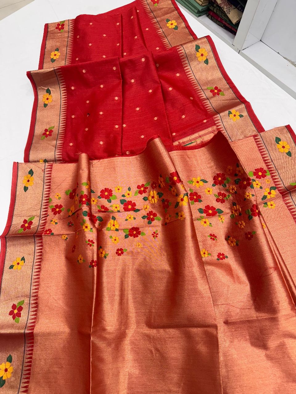 Tussar silk Paithani Classic sarees