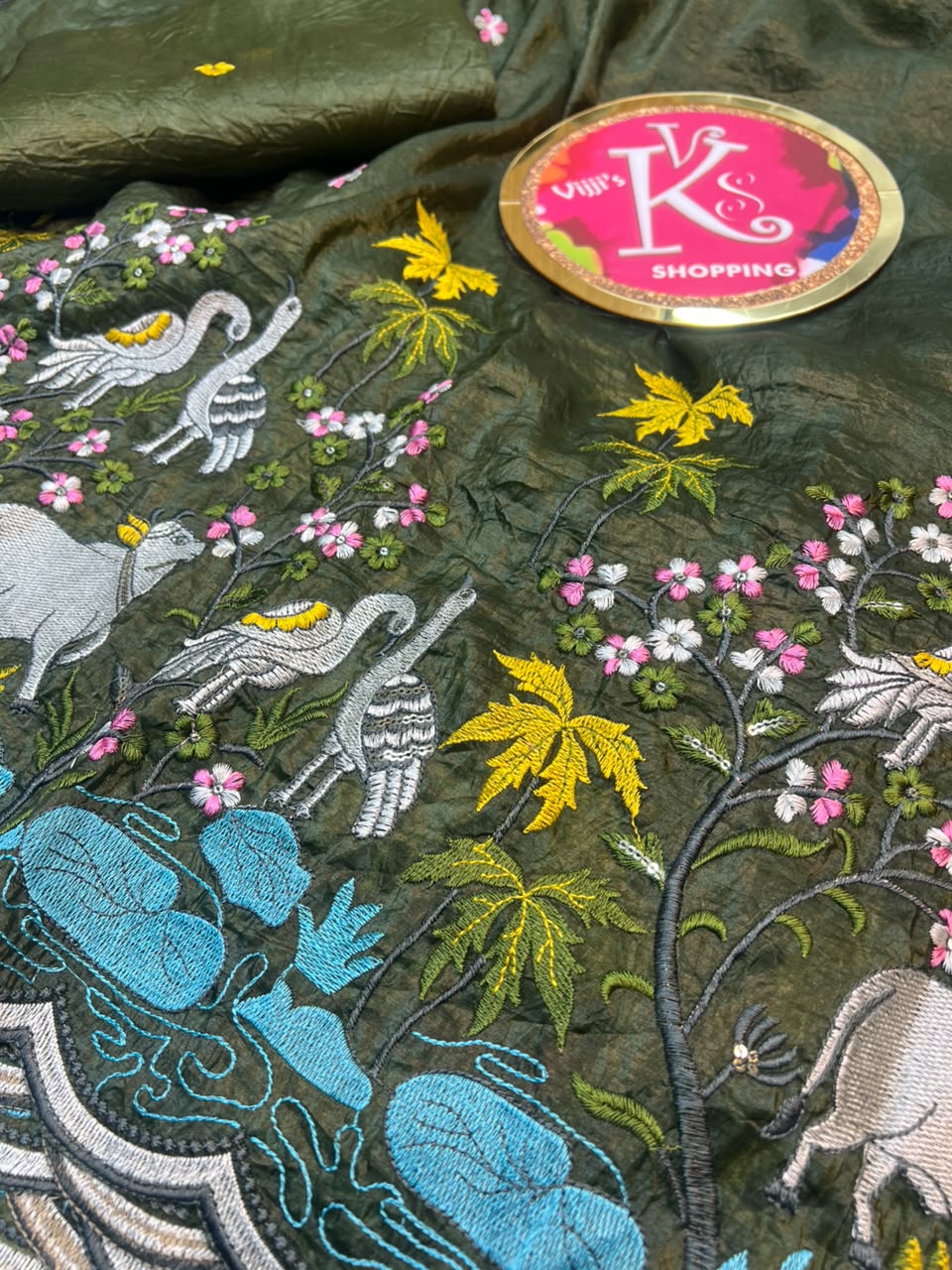 Pichwai heritage meets lightweight grace trendy sarees