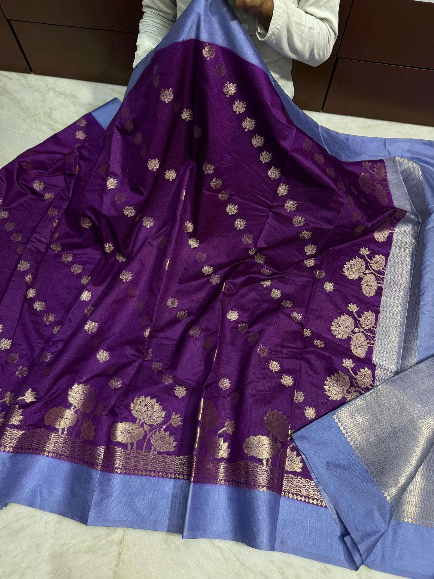 Banarasi Dybl Dupion soft silk budget saree