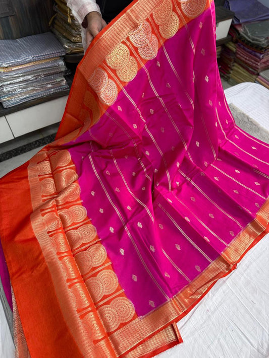 Green Rao mango Sankranthi special minakari saree