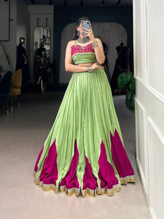 Dancing special pure rayon Lehenga