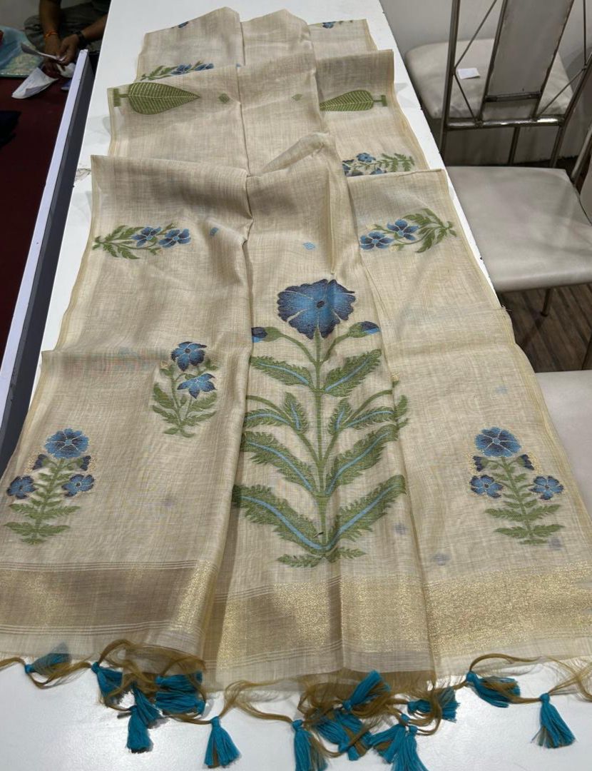 Jamdani Muga Cotton Sraees Classic