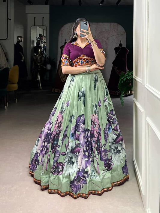 Tasar silk festival Co-ord set Lehenga sets