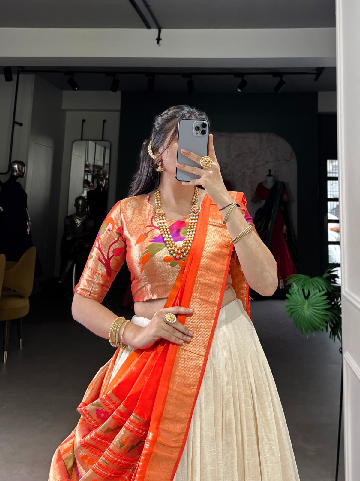 Vichitra Silk Paithani Lehengas Festival collection