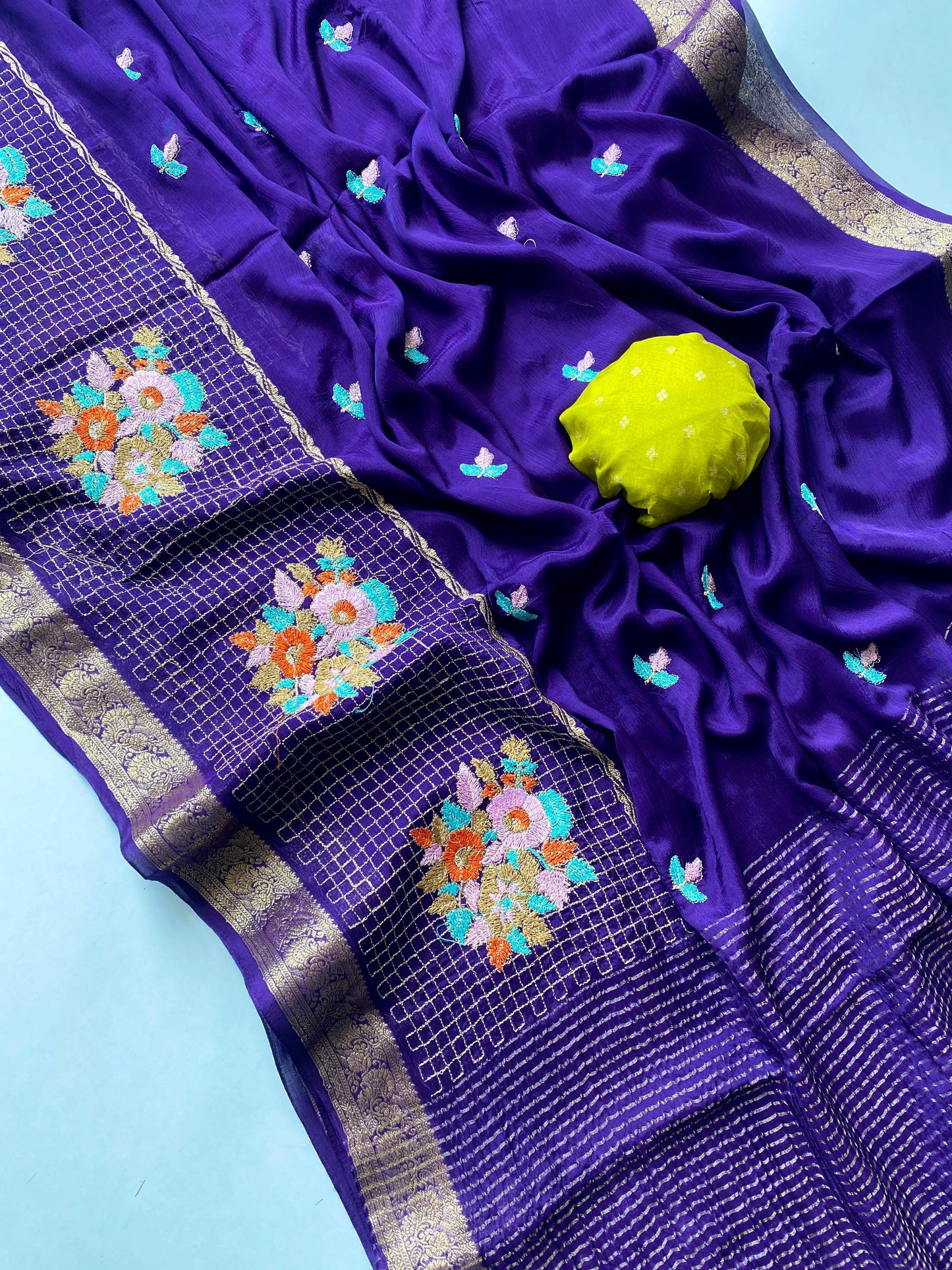 chinon chiffon luxe classic sarees