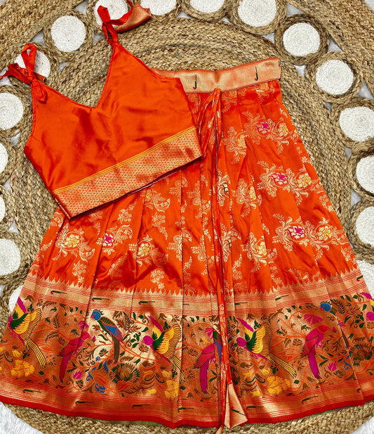 Kids paithani Lehenga sets