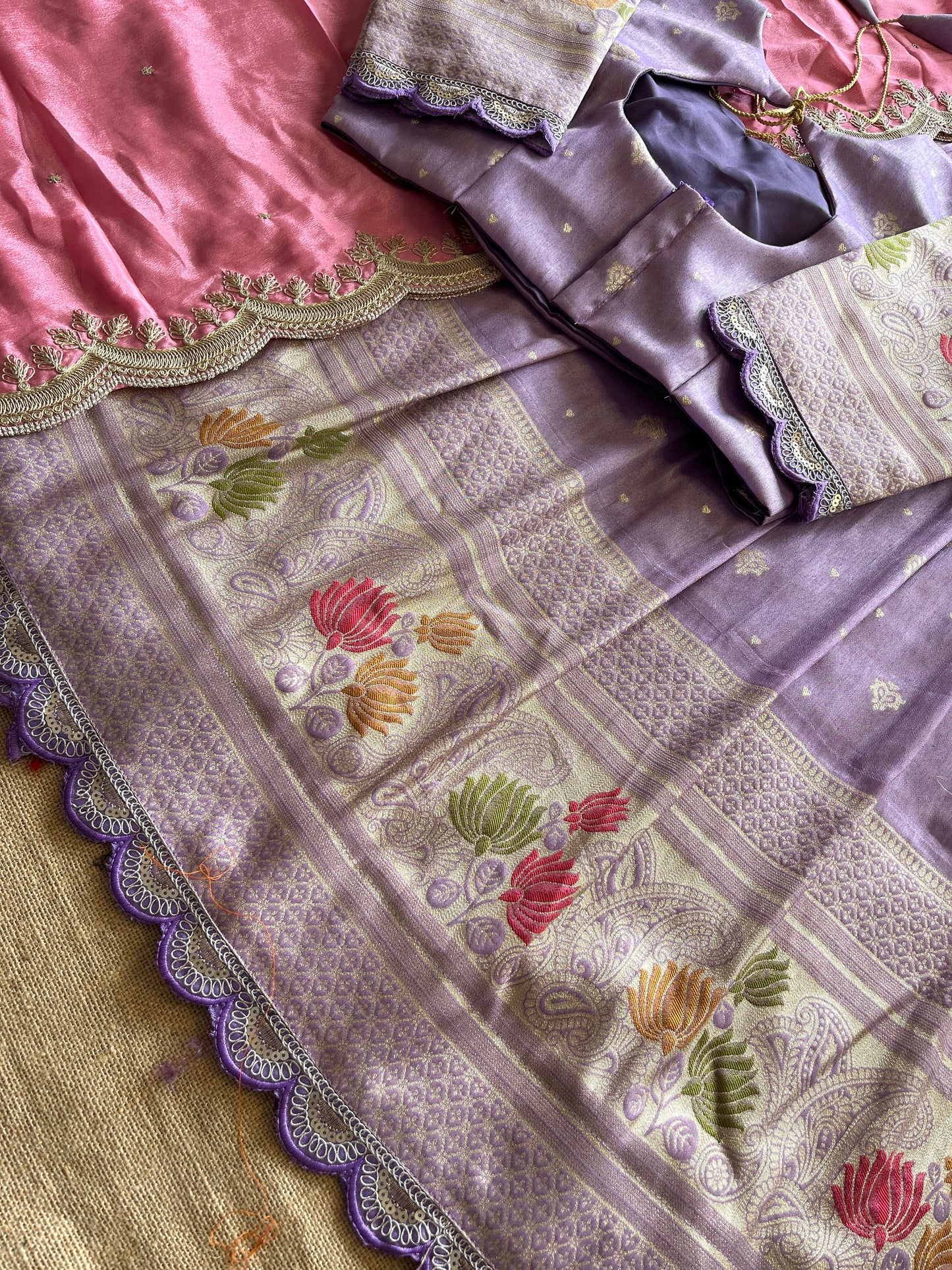 Lehenga Viscose tissue silk stiched Lehenga