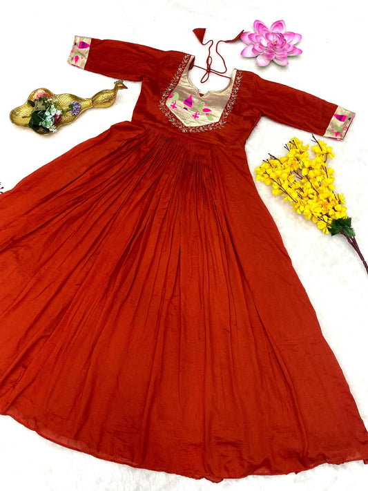 Classic paithani Desginer gowns