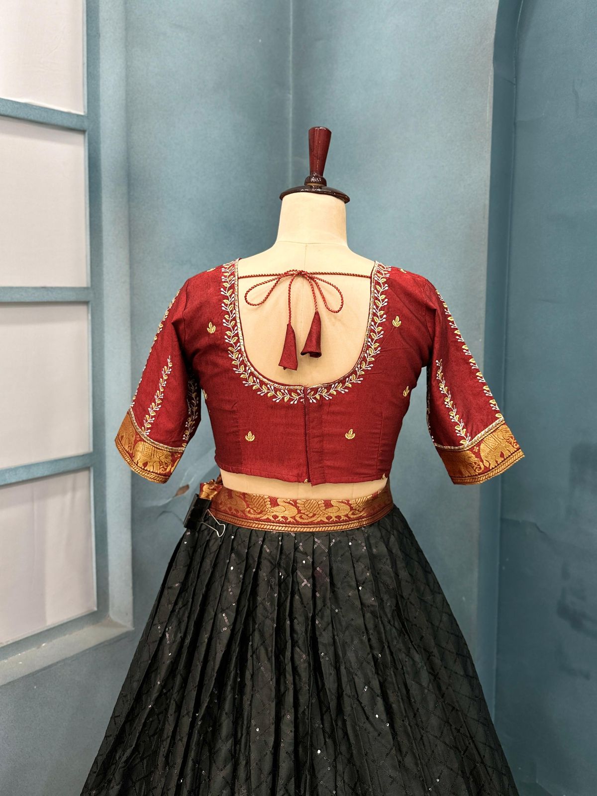 Narayanpet semi style lehenga