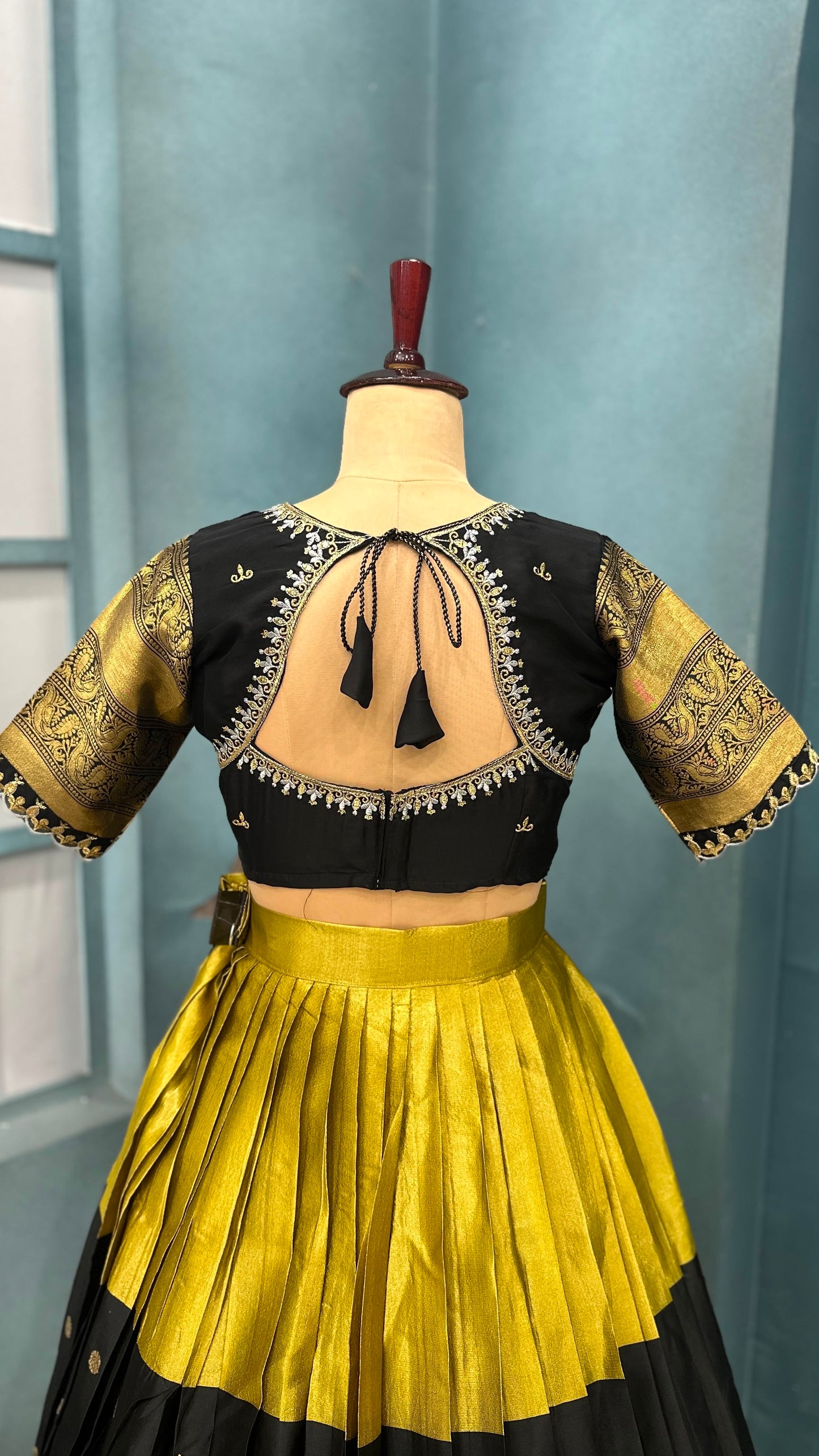 Kanjipuram tissue silk Designer Lehenga