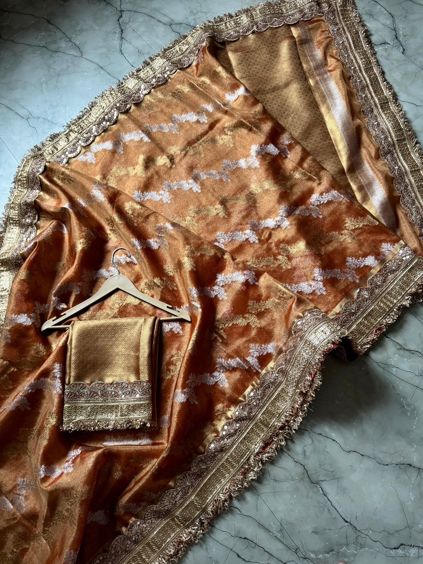 Banarasi Tissue lace luxe saree