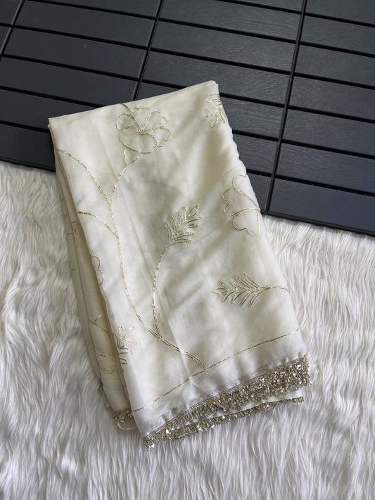 Budget Georgette gota work sarees