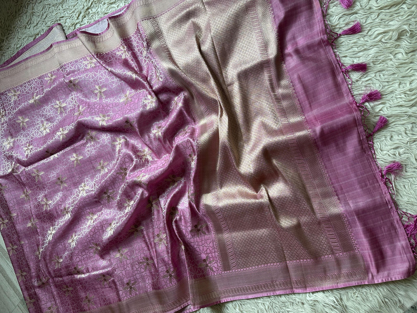 Banarasi mashru silk saree Luxe