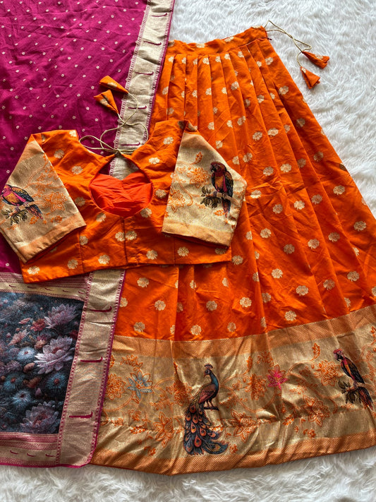 Dola Silk 3D Weaving Lehenga sets