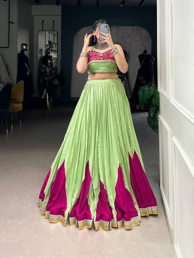 Dancing special pure rayon Lehenga